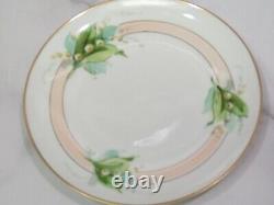 Set 6 Havilland Limoges France Hand Painted Stouffer Lily of the Valley Plates