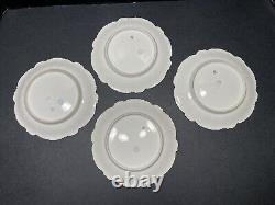 Set of4-Antique Limoges LS&S-8 1/2 Plates Hand Painted Gilted withCourting Couple