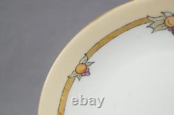 Set of 5 Limoges Hand Painted Signed Luella Fogelsanger Fruit & Gold Plates 1919