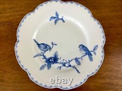 Source Perrier Collection NESTING Limoges Dinner Plate Blue & White 10 1/2