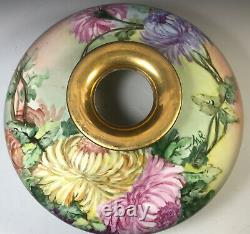 Squat Vase Hand Painted