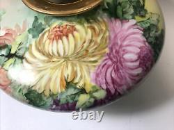 Squat Vase Hand Painted