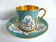 Superb French Limoges Handpainted Gilded Porcelain Cup & Saucer Artist Signed #7