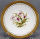 T&v Limoges Hand Painted Signed Lily Gold Encrusted Botanical 9 1/2 Inch Plate
