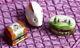 Three (3) France Limoges Decor Main Hand Painted Hinged Porcelain Trinket Boxes