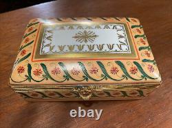 Tiffany & Co. Private Stock Limoges Hand painted Small Jewelry Box Directoire
