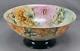 Uc Limoges Hand Painted Pink Yellow & Peach Roses & Gold Large Bowl