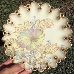 Very Pretty T & V Limoges Porcelain France Hand Painted 9 Plate