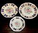 Vintage Italy Set Of 3 T. Limoges Porcelain Hand Painted Dishes Trays