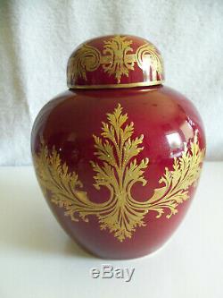 Vintage Le Tallec Paris Handpainted Limoges Porcelain Ginger Jar