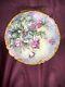Vintage Limoges Style Hand Painted Fuchsias Floral Platter/charger Artist Signed