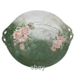 Vintage PL Limoges France Plate Hand Painted Floral Collectible