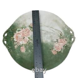 Vintage PL Limoges France Plate Hand Painted Floral Collectible