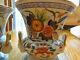 Vintage Pair Le Tallec Urns Vases Planters Limoges Hand Painted Porcelain France