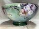 Vintage Rarelimoges Punch Bowl Set Hand Painted