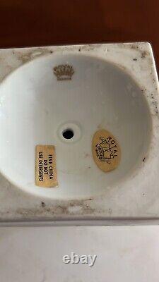 Vintage Royal Limoges Gold Hand Painted Floral France Pedestal Cake Plate