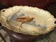 Vintage Limoges Hand Painted Platter And 6 Plates, Game Bird Motif