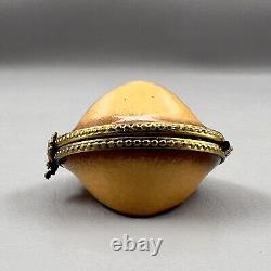 Vtg Limoges France Rochard Fortune Cookie Dragon Clasp Trinket Box Hand Painted