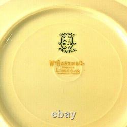 Wm Guerin & Co Limoges Set 6 Bread Hor D Hoeurve Plates 6 1/8d Gold 1891-1932