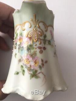1901 Antique Haviland Limoges Peinte À La Main Flowers 3 Creamer Petit Pichet H & Co