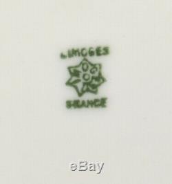 21 Antique Superb Limoges Peinte À La Main Turquie Platter / Microplaques Sc-13