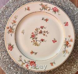 A. Lanternier & Co. Limoges France Assiettes peintes à la main Lot de 5