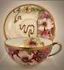 Ancien Lantinier Limoges Tea Cup & Saucer, Art Nouveau