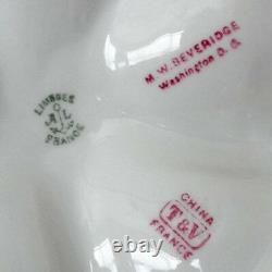 Antique Lanternier Limoges Paye De Porcelaine Painte China Oyster Plate / France