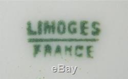 Antique Peint À La Main Limoges France Soupière En Excellent État