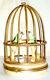 Artoria Limoges Perroquets À Golden Cage-box Trinket, # 1005 Peint À La Main Et Signée