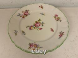 Ensemble de 8 assiettes en porcelaine Antique William Guerin & Co. Pouyat Elite Limoges France