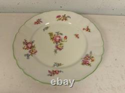 Ensemble de 8 assiettes en porcelaine Antique William Guerin & Co. Pouyat Elite Limoges France