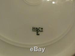 Haviland Porcelaine De Limoges Gibier Peinte À La Main Platter & Microplaques 19 C