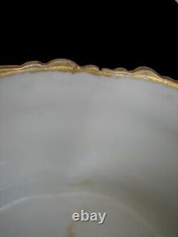 Limoges Delinieres & Co Hand Peint Par Sherratt Français Vase Pot En Porcelaine
