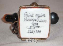Limoges France PPA Boîte à bijoux téléphone ancien peint à la main, édition limitée 299/999.