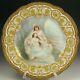 Limoges Handpainted Nude Ondines Repos Raised Gold Gild Plate For Tiffany & Co