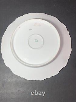 RARE 1890s LIMOGES France HAND PAINTED 12.5 Dubois CHARGER PLATE GUILLAIN  	 <br/> 
  <br/>	 		RARE Service à Charger Dubois GUILLAIN LIMOGES France 1890s peint à la main