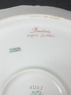 RARE 1890s LIMOGES France HAND PAINTED 12.5 Dubois CHARGER PLATE GUILLAIN <br/>
   	
<br/>  RARE Service à Charger Dubois GUILLAIN LIMOGES France 1890s peint à la main