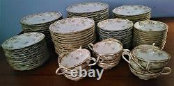 Theodore Haviland, Schleiger 142a, Bone China 12 Place Settings & Service Pcs