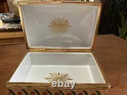 Tiffany & Co. Private Stock Limoges Hand Peint Small Jewelry Box Directoire
