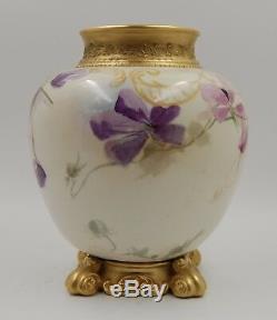 Vase Ancien Jardiniere En Porcelaine Et Porcelaine Peinte A La Main