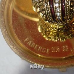 Vintage Limited Edition Fabergé Limoges Porcelaine Peinte À La Main Egg No 10043