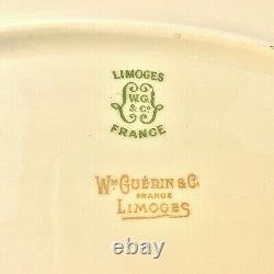 Wm Guerin & Co Limoges France XL Platter Ovale Blanc Gld 17 X 13,5 1891-1932